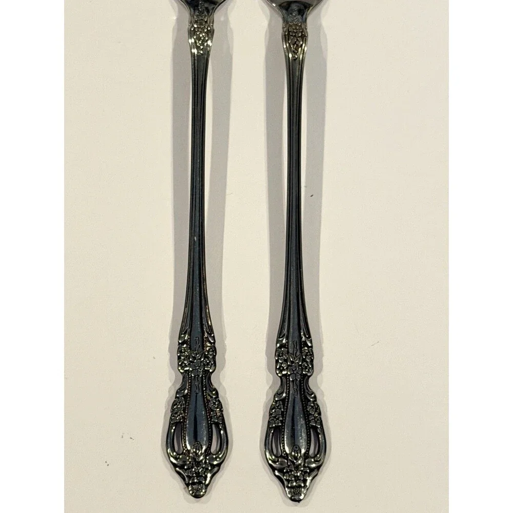 Set of 11 Oneida RAPHAEL Distinction Deluxe Stainless Seafood Cocktail Forks 6”